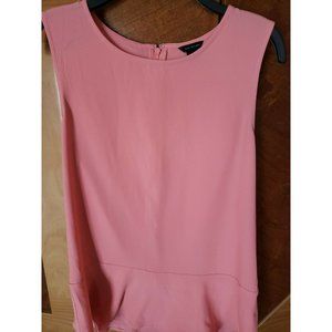 ANN TAYLOR BLOUSE XXS SLEEVELESS PINK